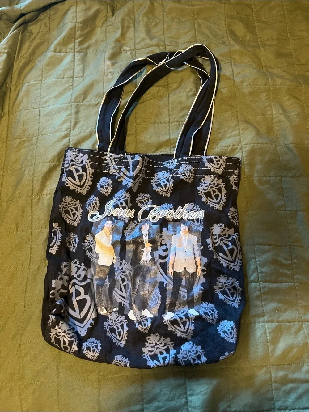 Vintage Jonas Brothers tote bag